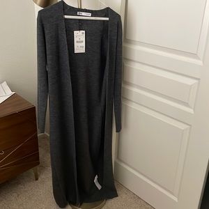 Zara Long ribbed cardigan / duster